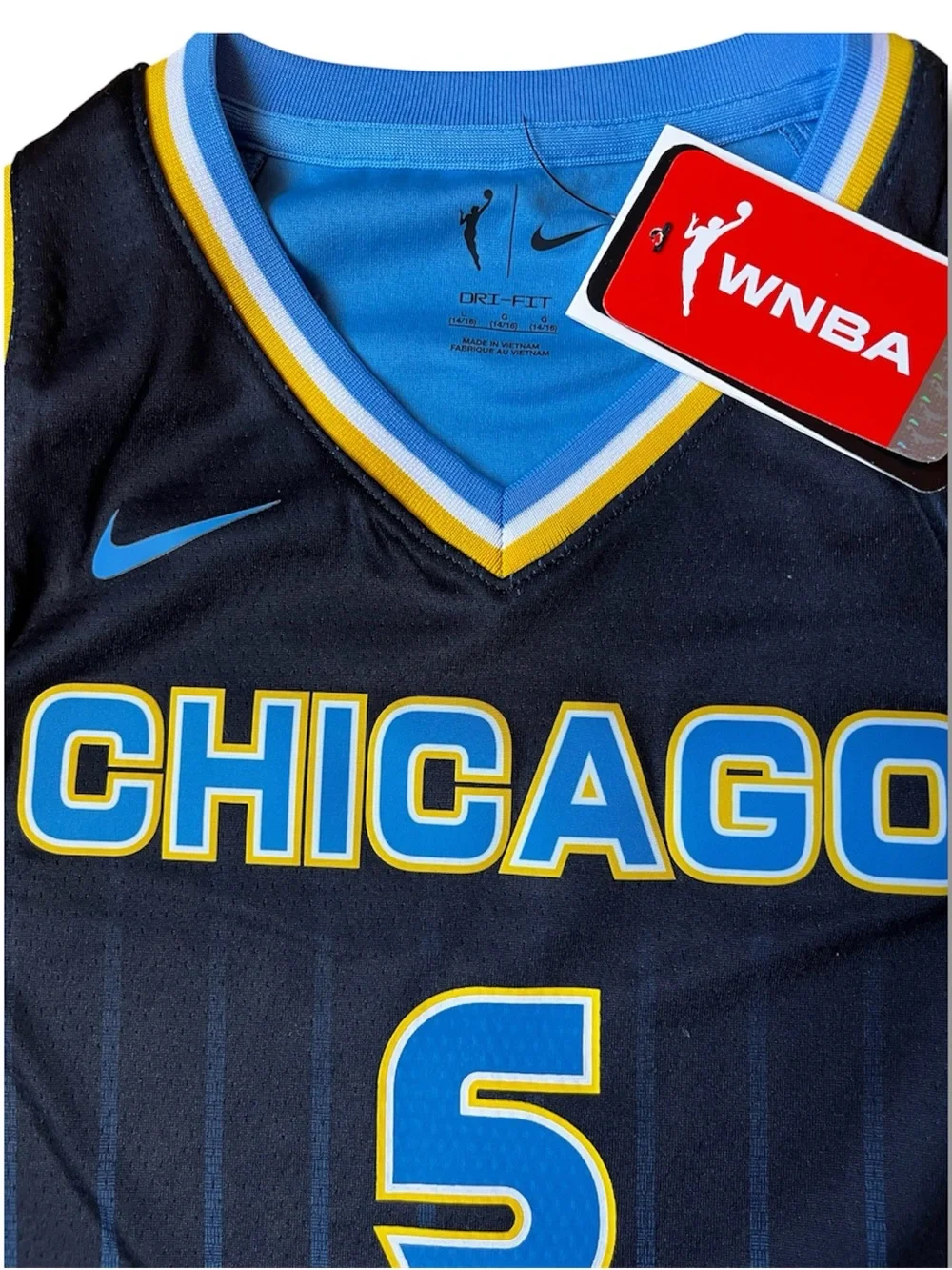 NWT WNBA Angel Reese Chicago Sky Jersey Youth Large